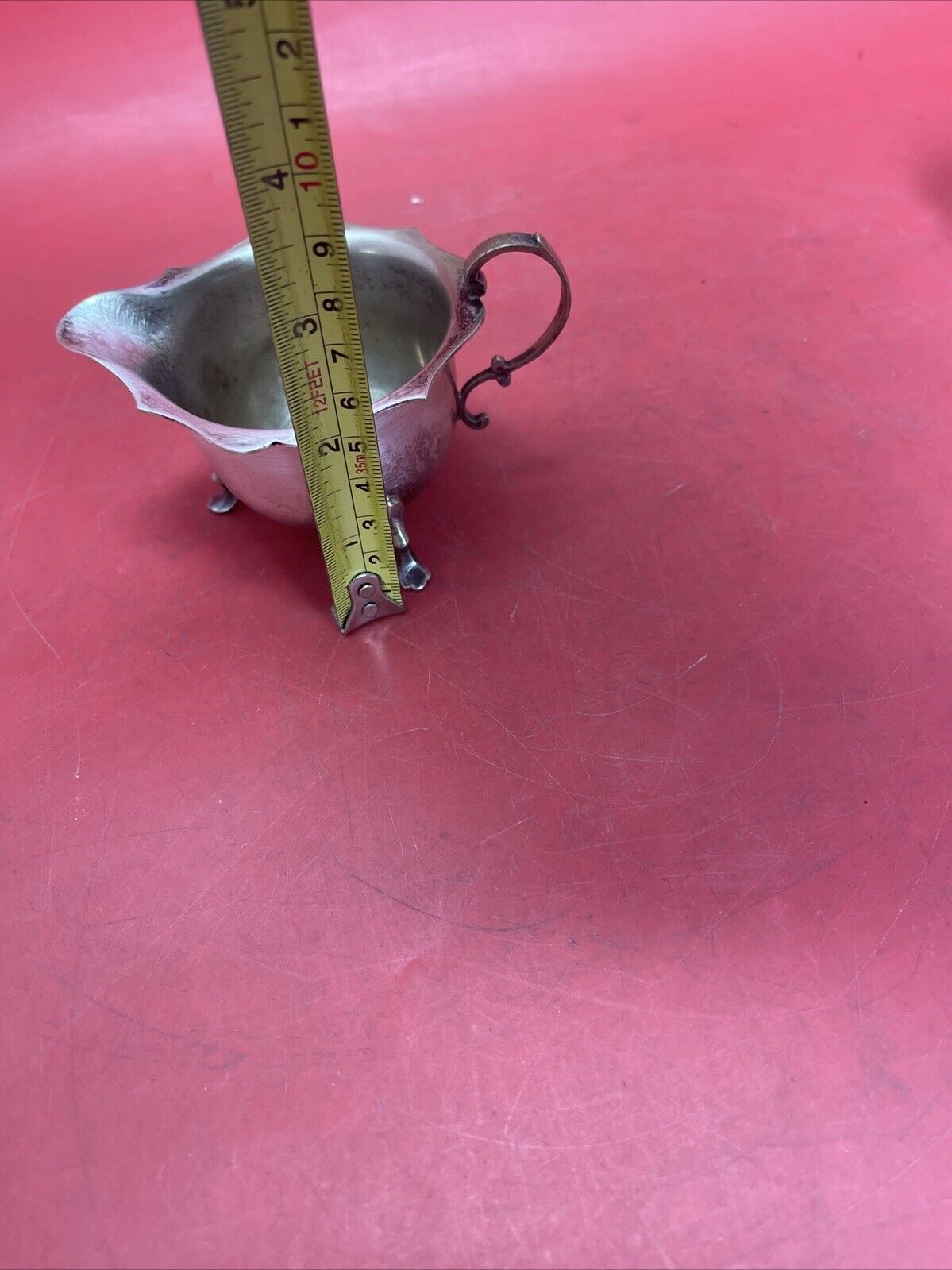 EPNS Silver Plated, Footed Creamer and Sugar (open bowl) 1916