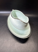 Vintage Universal Gravy Boat And Under-plate/ Unmarked