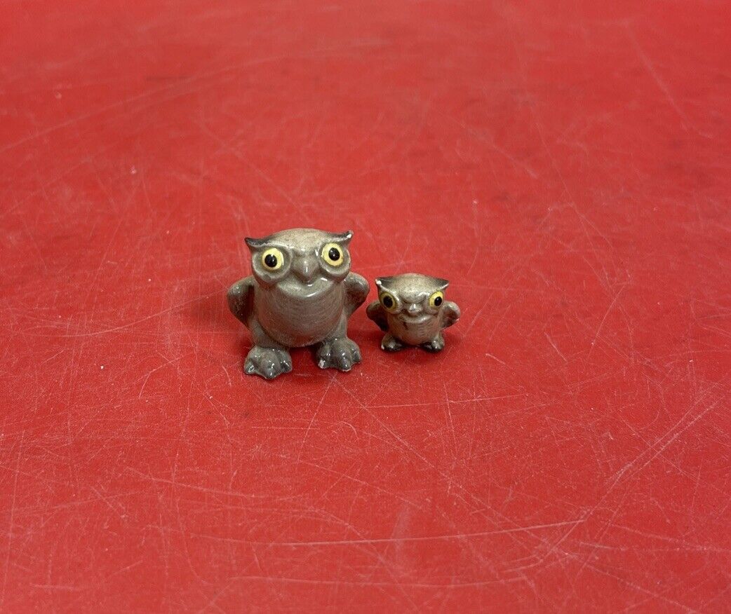 Lot of 9 Mini Owls