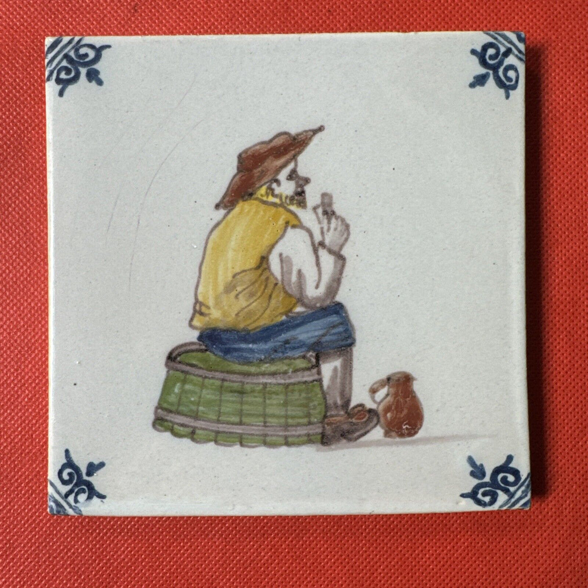 Vintage Tile 5x5 Card Player