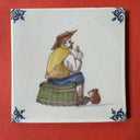 Vintage Tile 5x5 Card Player