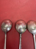 5 Wallace Brothers Plate AA Spoons Flatware