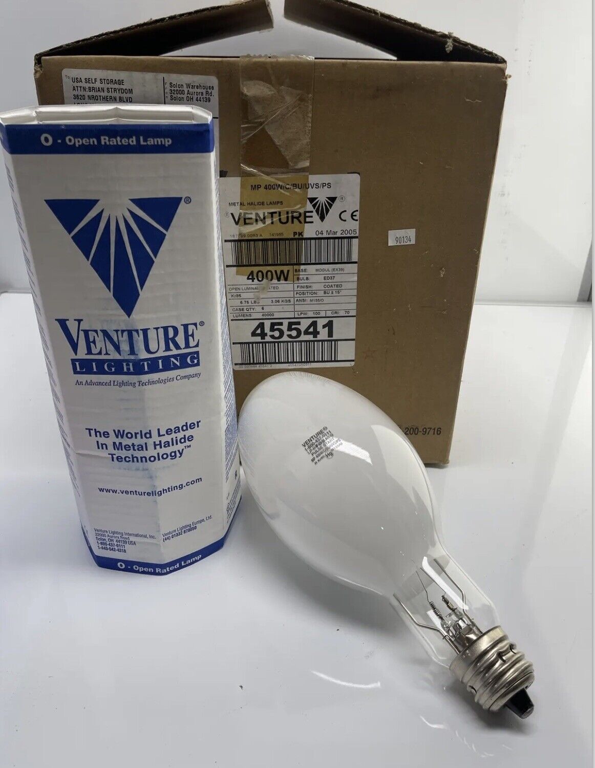 Box 6 Pic REPLACEMENT BULB FOR VENTURE LIGHTING 45541 400W 135V