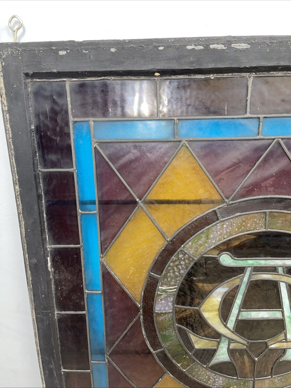 Antique Leaded Glass Window 36x48”