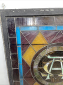 Antique Leaded Glass Window 36x48”
