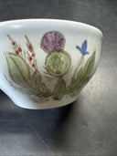 Buchan Pottery Portobello Scotland Thistle Creamer & Sugar Blue