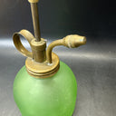 Vintage Blue And Green Glass Perfume Bottle/ Lot Of 2