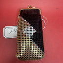 Vintage Set of 4 Black, Gold and Silver Mesh Sequin Wallets