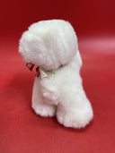 Florette 4334 Vintage 1988 North American Teddy Bear Co White Standing Bear Rose