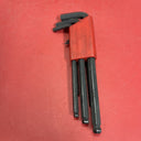 Bondhus Allen 9-Pieces Metric Hex Key Set - 1.5, 2, 2.5, 3, 4, 5, 6, 8, & 10mm