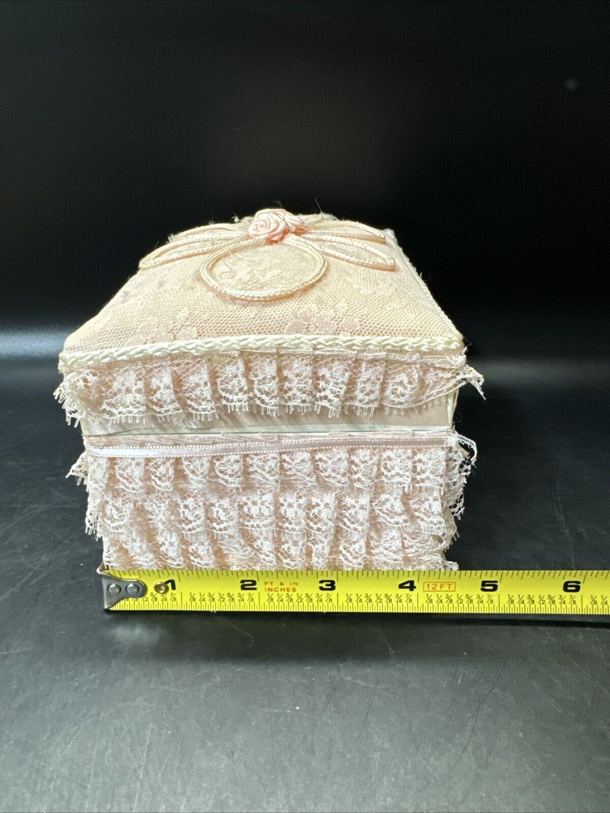 Vintage Handmade Trinket Box/ Lot Of 2