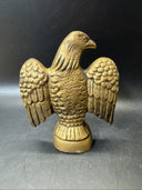 Old Cast Iron EAGLE PAPERWEIGHT Figural Metal Bird 5 1/4”