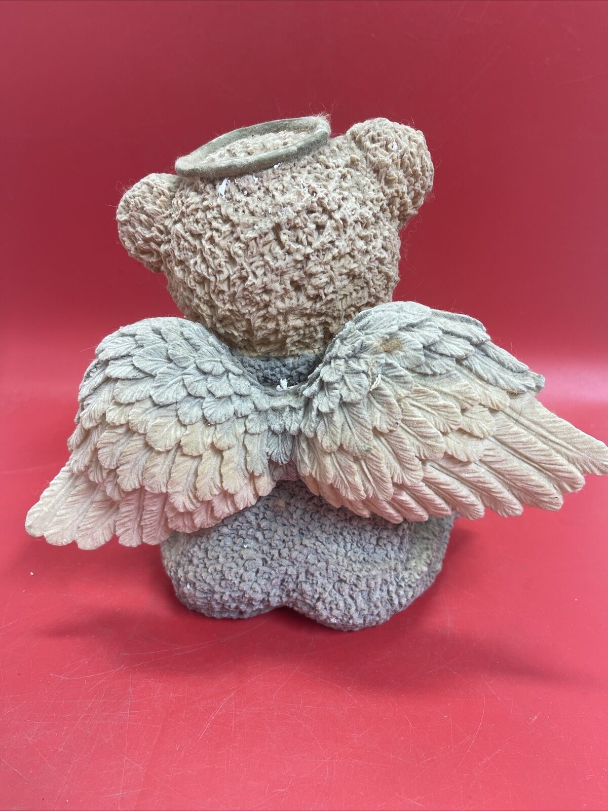 Vintage Angel Bear, with wings and halo
