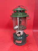 Vintage Coleman Lantern Double Mantle Model 220F Green