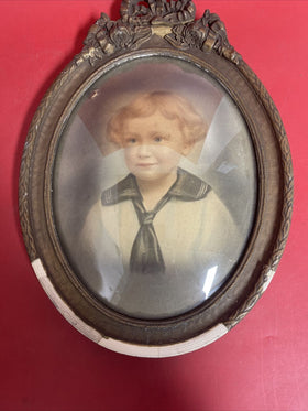 Oval Framed Antique Photograph