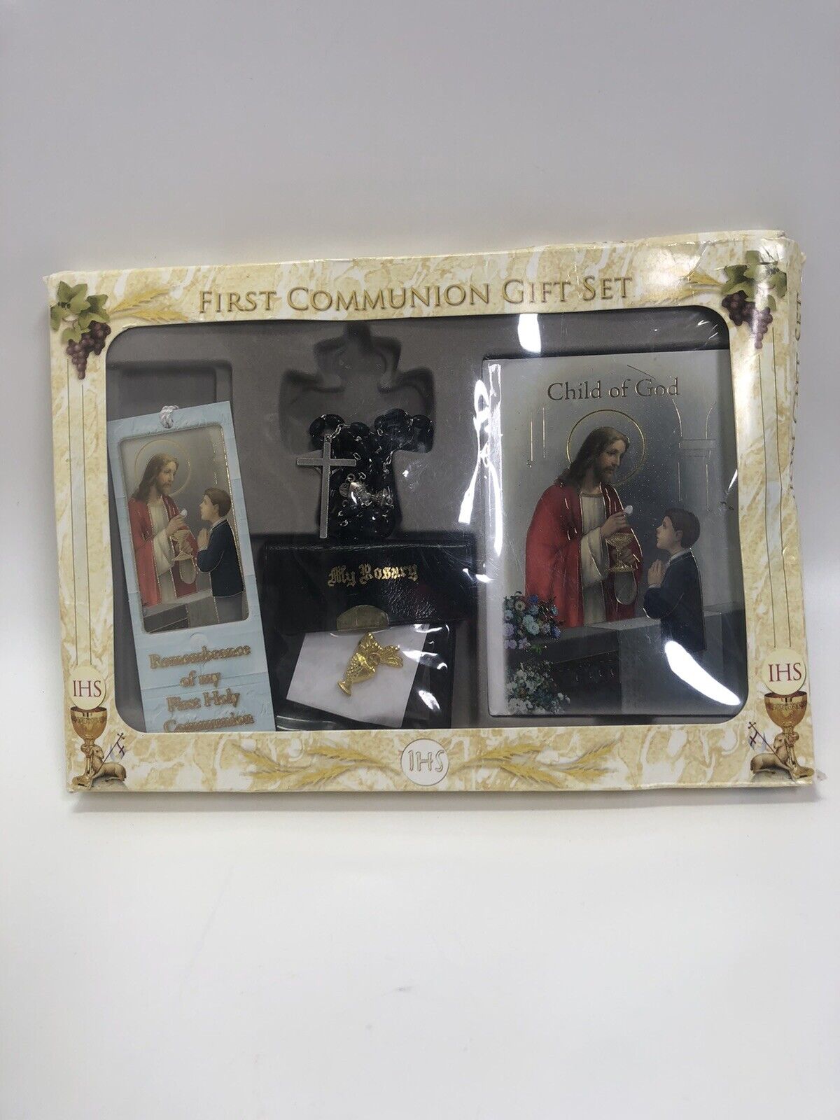 First Communion Boxed Gift Set Catholic For Boy