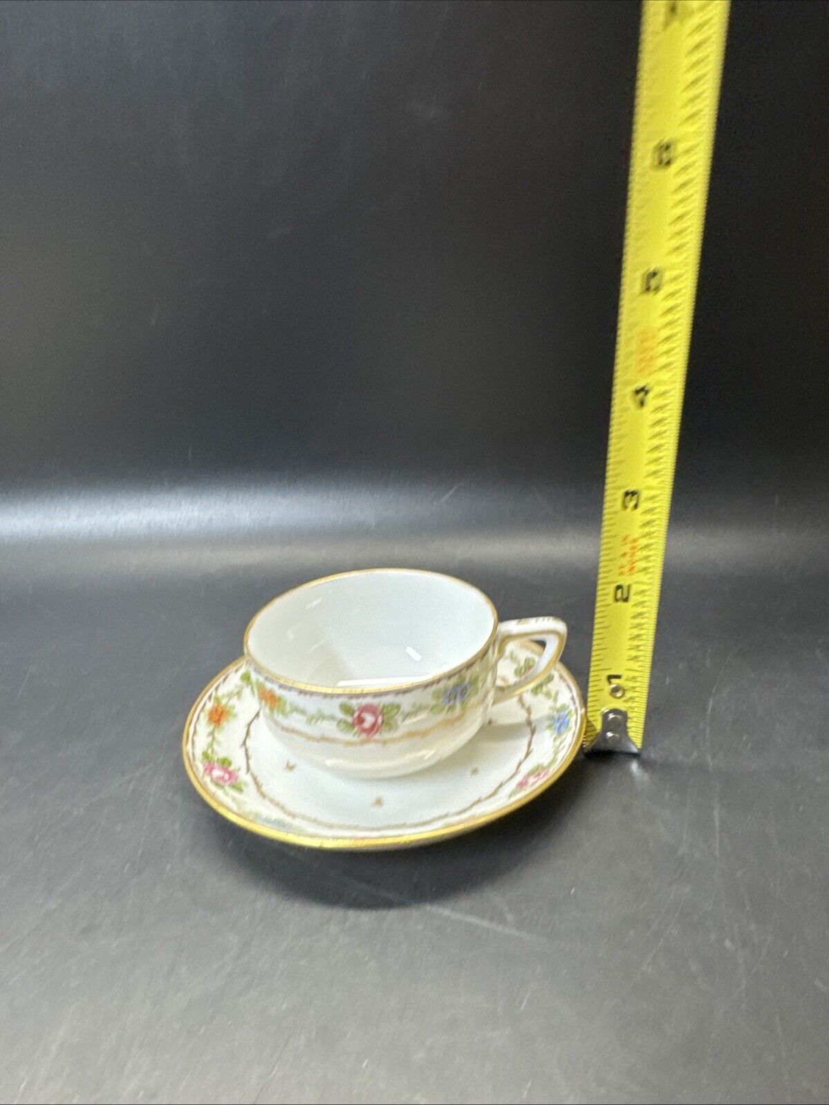 Vintage Various Mini Cup and Saucer/ Set Of 3