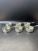 Sterling Silver Black Starr&Frost #4762 Creme Brulee Holder/ Lot Of 6