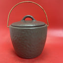 Vintage MCcoy cookie kettle green ceramic