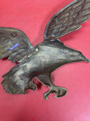 Vintage Nice Patina Brass Eagle Great For Door Wall