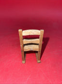 OLD VINTAGE ANTIQUE  WOODEN DOLL HOUSE HANDMADE  CHAIRS 🪑 LOT 3 & TABLE