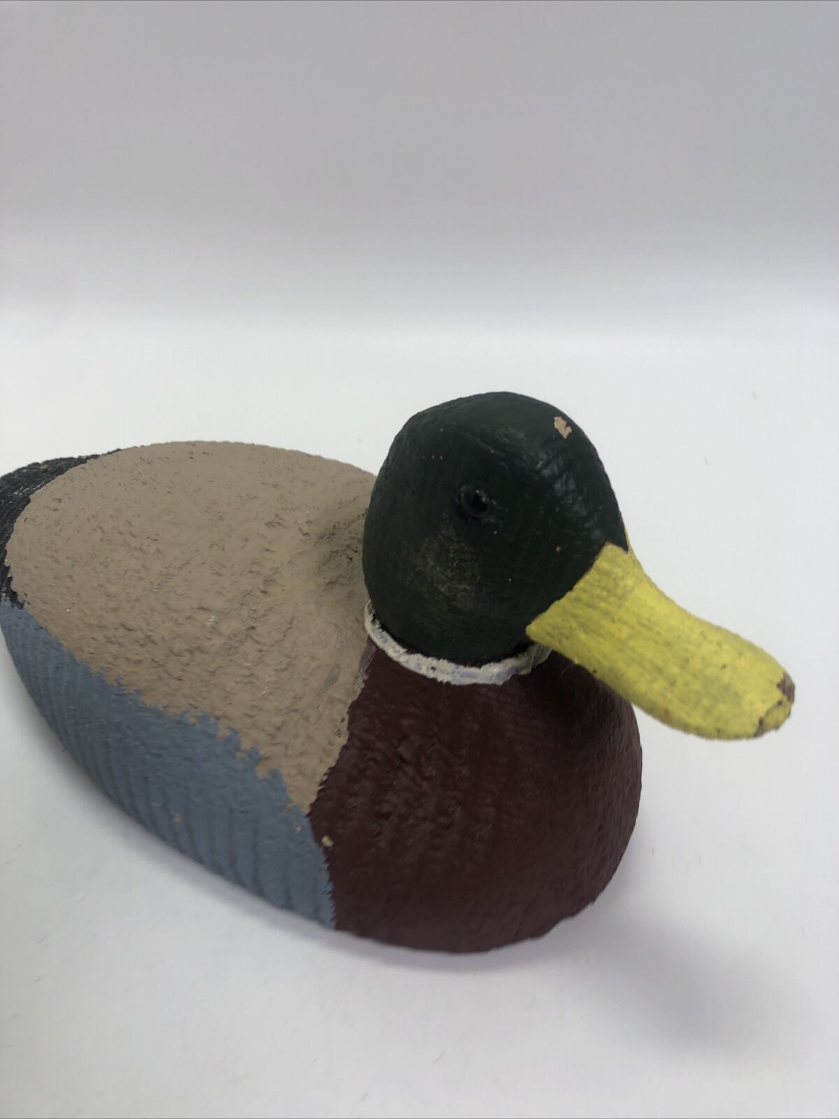 Hand Painted & Hand Sculptured Ruddy Duck Figurine