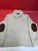 Polo Ralph Lauren Sweater Size XL Mens  Shawl Collar Button Elbow Patch Pony