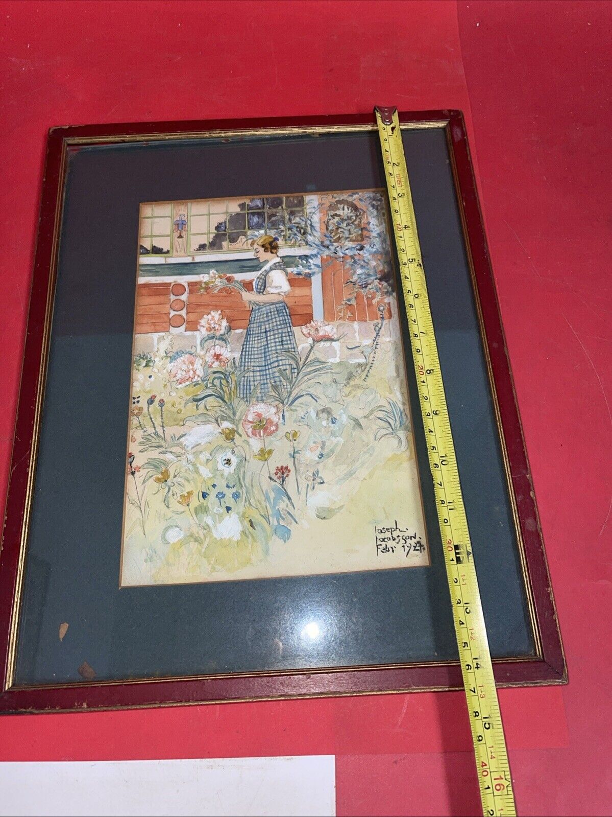 Vintage Laseph Locabsson painting February 1927