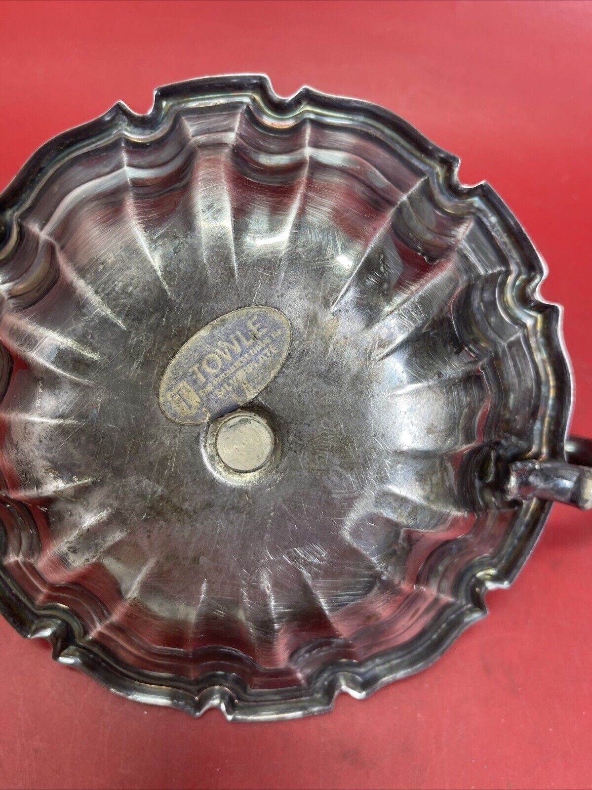 Towle CANDLE HOLDER, Silver Plate, Unpolished, 7”