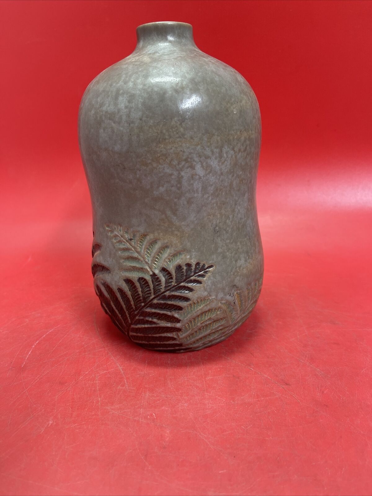 Vintage Fern Vase 9”