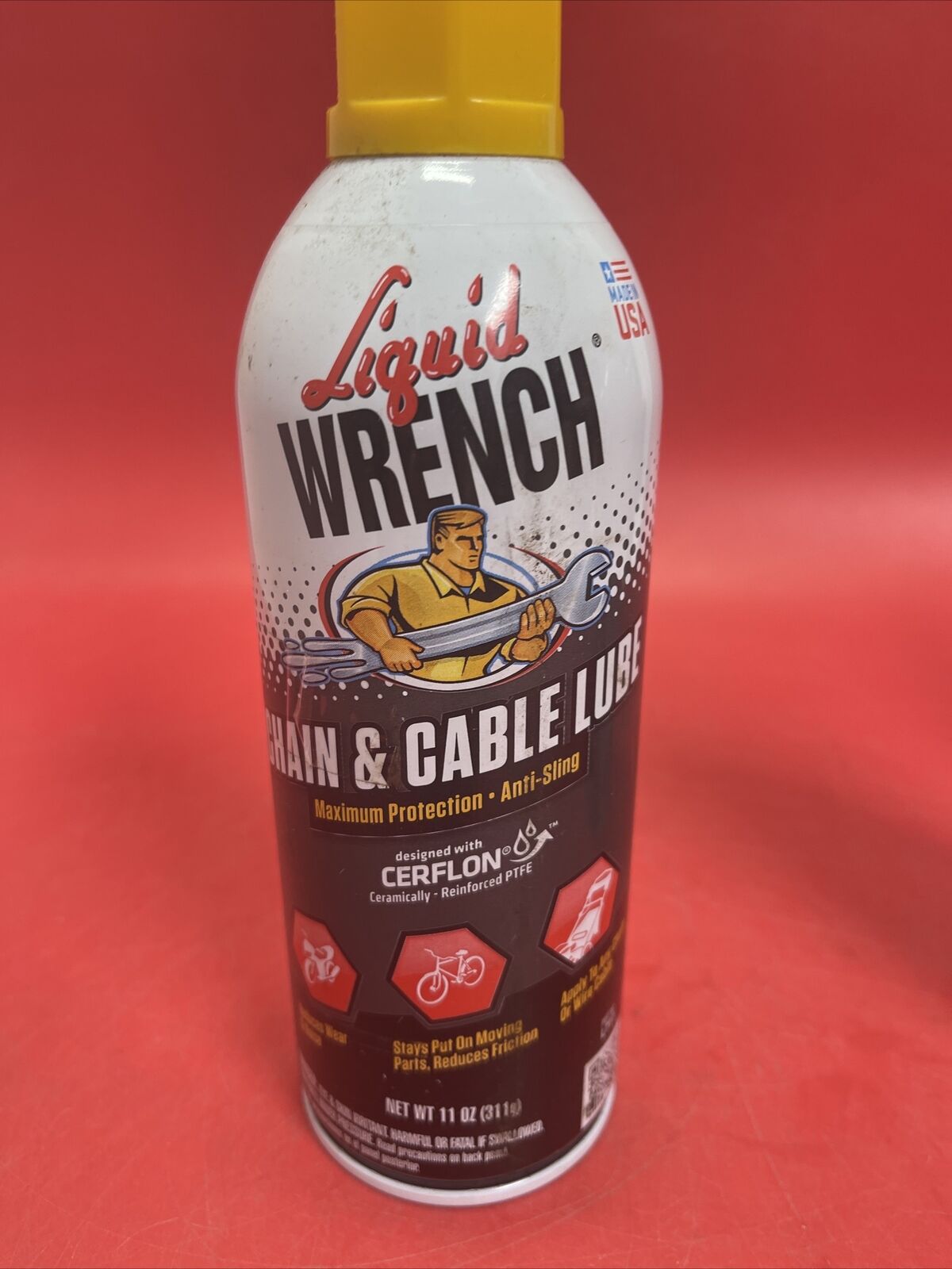 Liquid Wrench Chain & Cable Lube, 11 oz.Dry Luricant,11oz