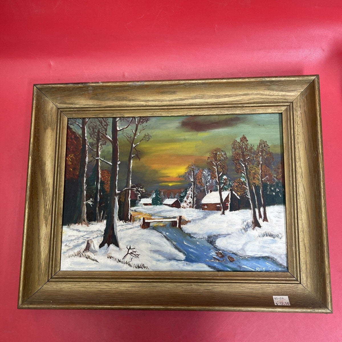 American Impressionist Painting  - Signed RCS  ‘50- Artist Unidentified