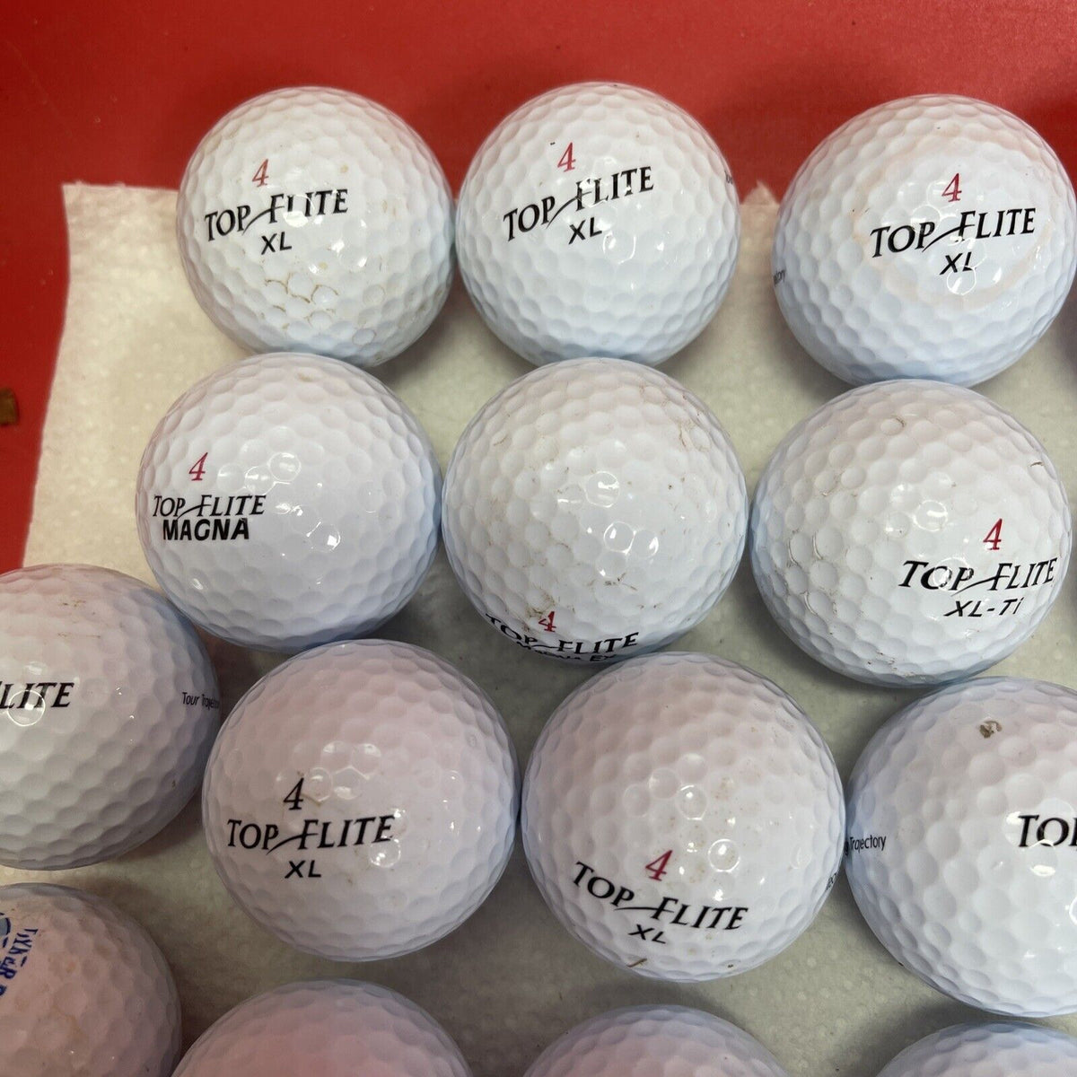 40 Top Flite 4  'Magna' 'XL-TI' 'Hot-XL' 'Tour'  Used Golf Balls
