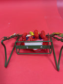 Vintage Animated Lady Bugs Working Swing Friends Metal Rod Figurine Trinket Deco