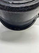 Cookware Vintage Canning Stock Pot Black Speckled XL w/ Wire Rack *
