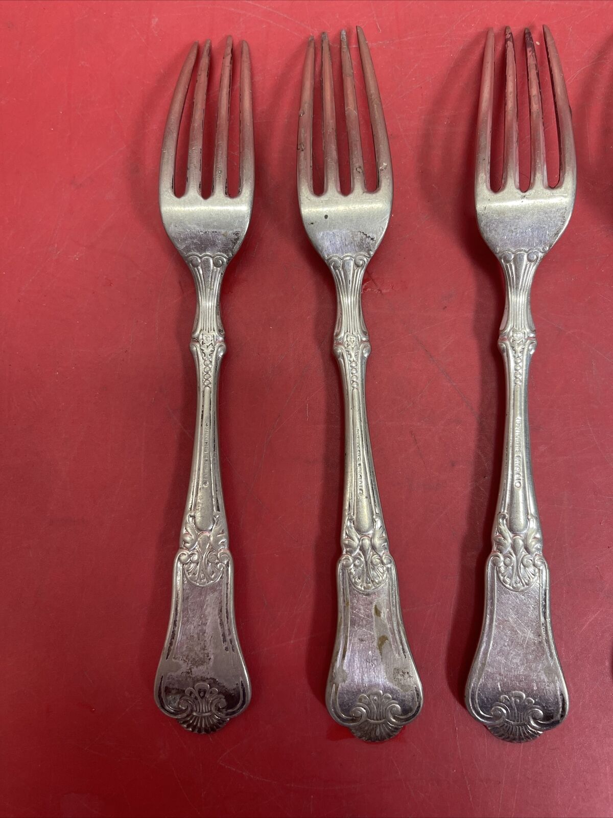 1847 Rogers Bros  Plate 7-5/8” Dinner Forks Lot 7