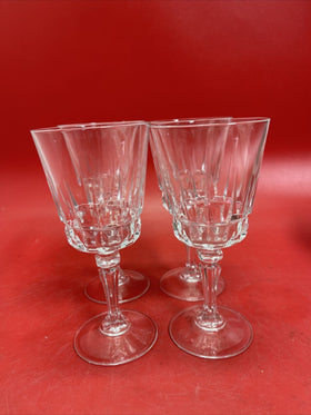 Vintage Cristal d'Arque Durand Chantelle Cordial Glass Set of 4