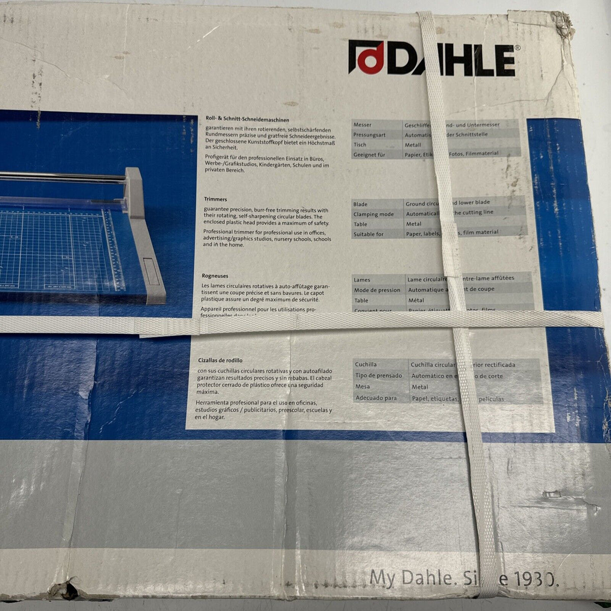 NEW Ledahle 550 Professional Paper Trimmer Cutter Metal Base 20Sheet A4| 14 1/8”