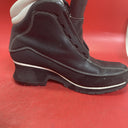 Timberland Boots Women Size 7.5M Euro Dub Spin Black White 85368  Leather