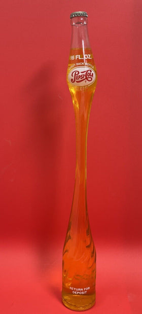 Vintage Stretched Glass Pepsi Cola Soda Bottle