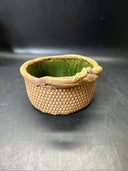 Vintage Ceramics Pottery Leaf  Bowl 5 1/4”