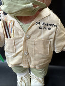 Vintage 1990s Doctor Teddy Bear 13.5”