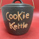 Vintage MCcoy cookie kettle green ceramic