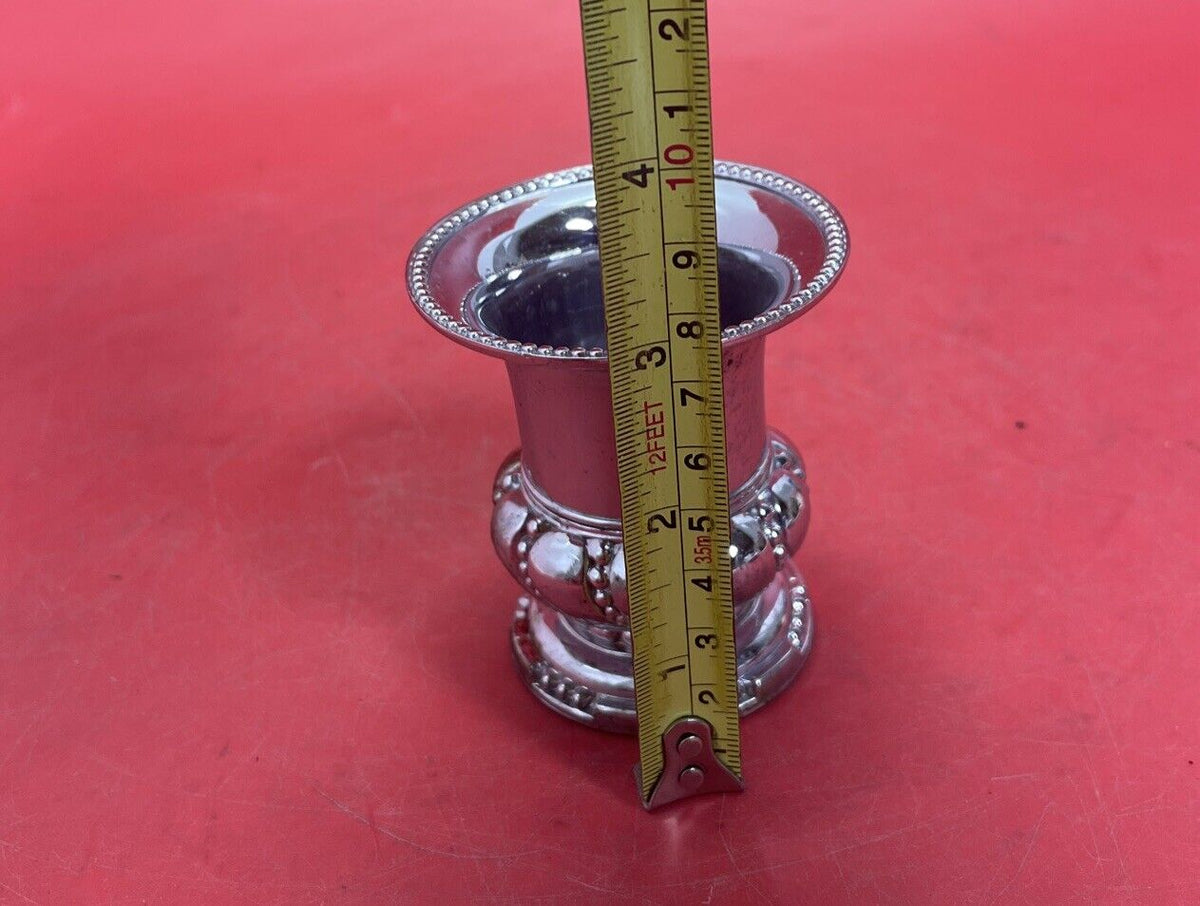 VINTAGE CANDLE/TOOTHPICK HOLDER  3in