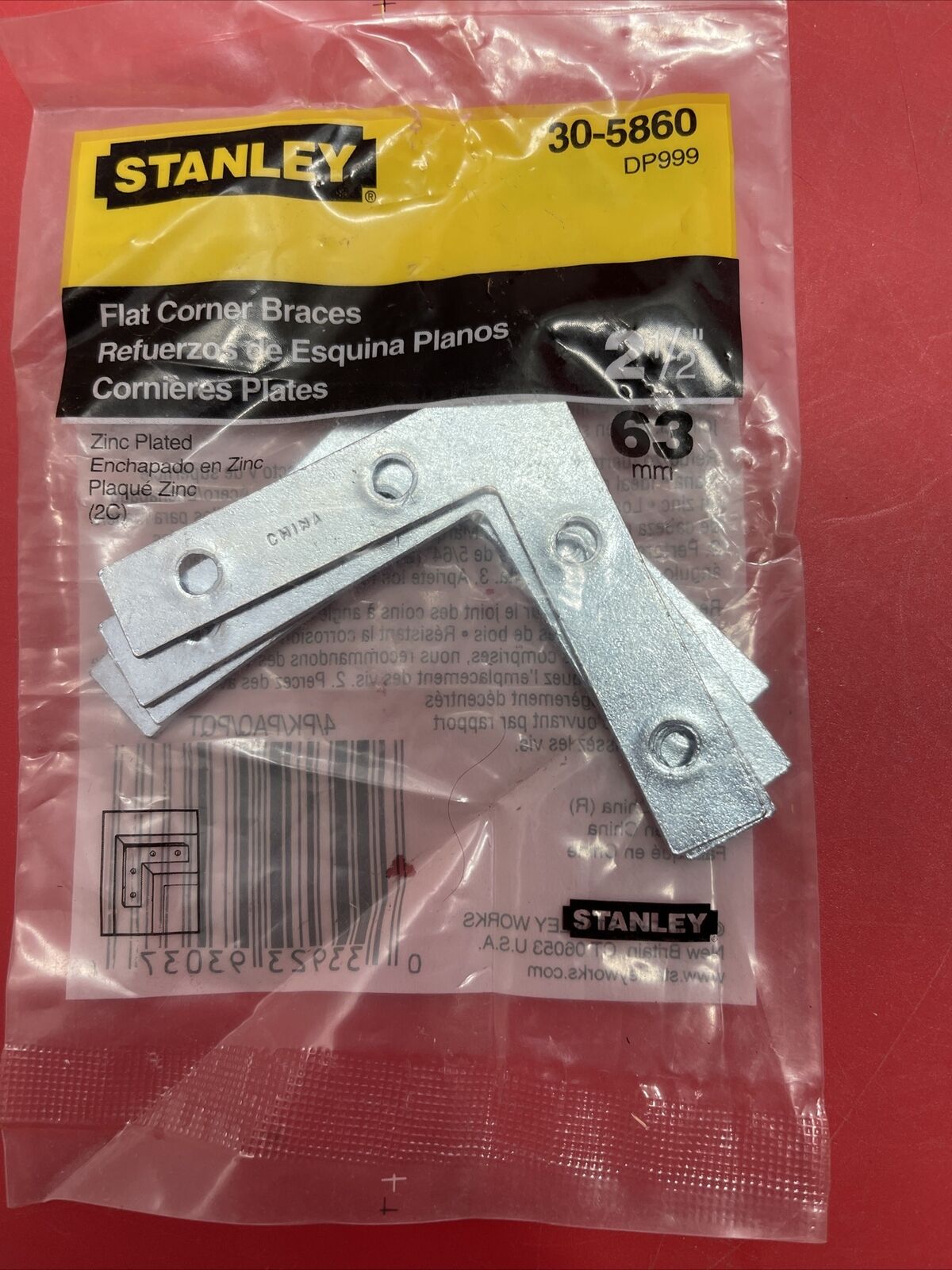 STANLEY Corner 2”80-2211 CD997(4) 1”80-2190 CD997(3) 30-5860 DP999(7)