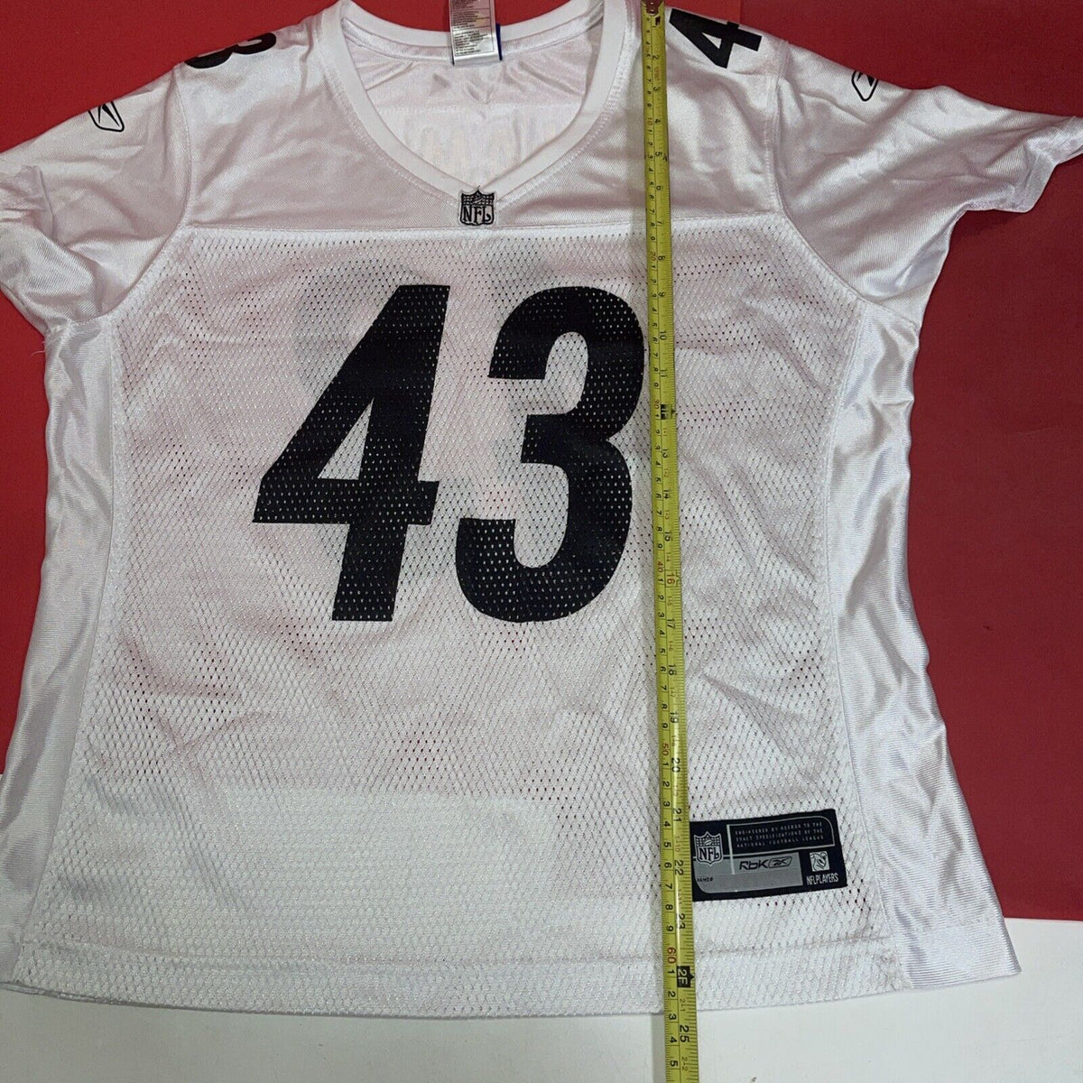 Troy Polamalu Super Bowl XLV Jersey Size L Reebok #43