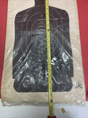 Action Target B-34 Qualification 25 Yard Silhouette Black 100 Per Box