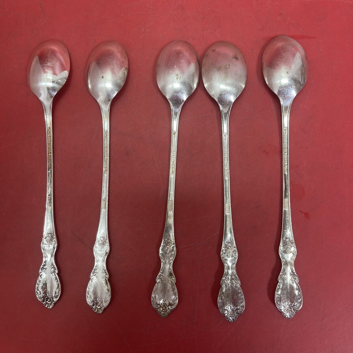 Wm. Rogers Mfg. Co. TRIUMPH Extra Silver Plate 5 Iced Tea Spoon Original Roger’s