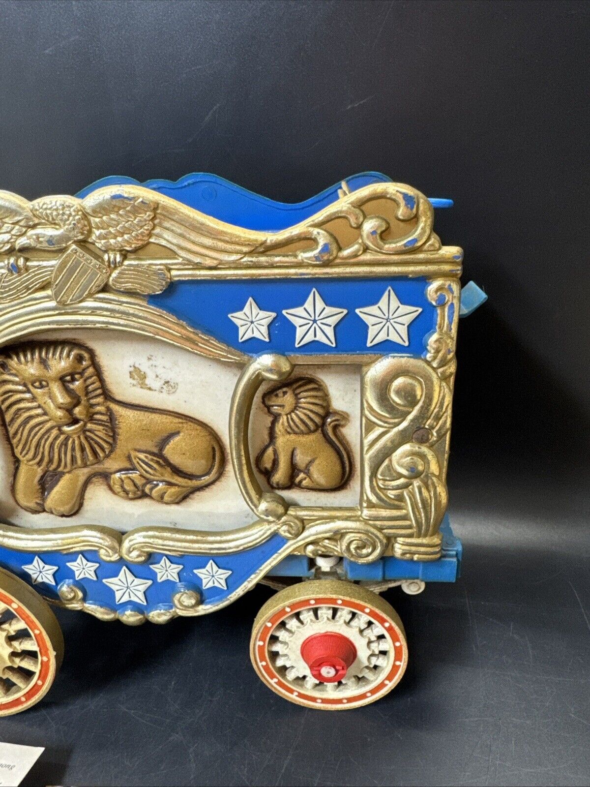 Vintage 1979 Regal Jim Beam Circus Wagon Car Lions Animals Decanter SEE PICS