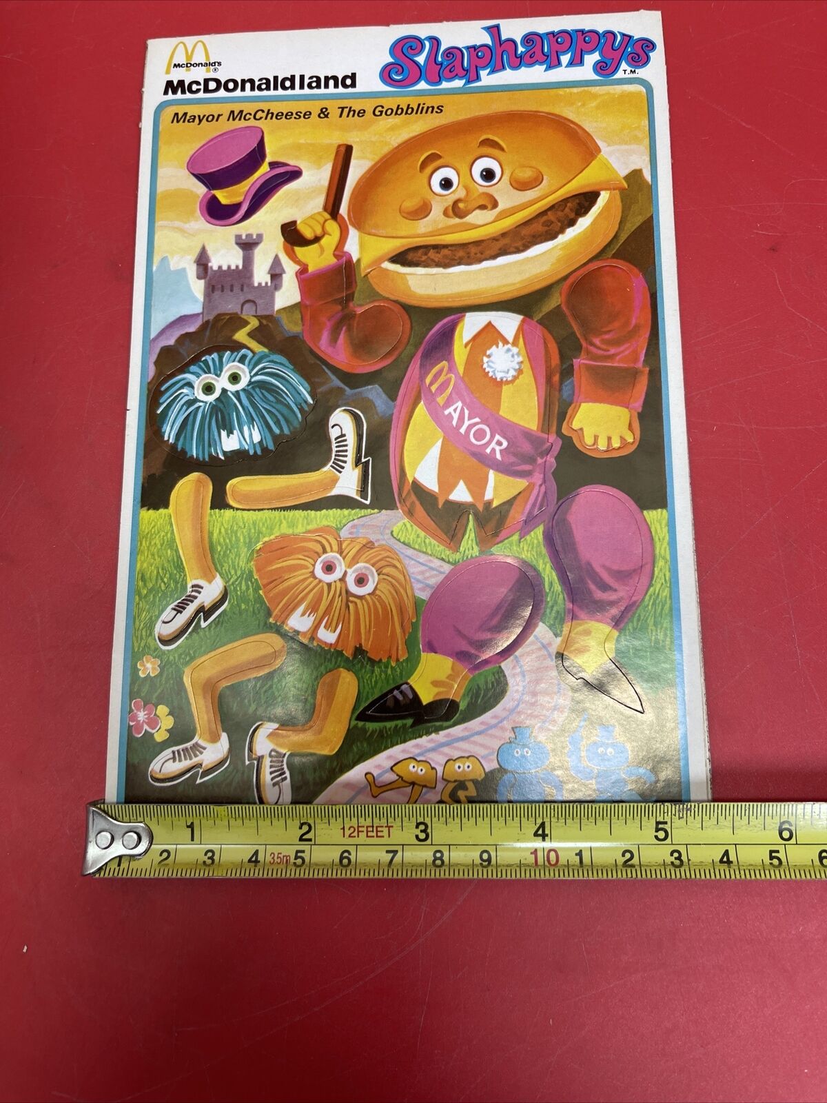 McDonalds Ronald McDonald French Fry Thatch decals stickers  Lot 4